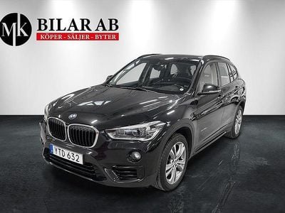 Begagnad BMW X1 Sport Line 190 HK (139 kW) 2017 Svart SUV