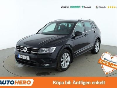 Begagnad VW Tiguan Comfortline 151 HK (111 kW) 2018 Svart SUV