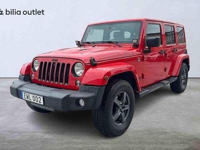 Begagnad Jeep Wrangler Unlimited 2015 Röd SUV