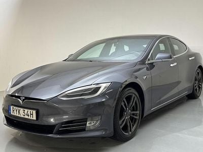 Begagnad Tesla Model S 350 kW (476 HK) 2019 Grå Halvkombi
