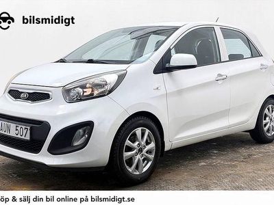 Begagnad Kia Picanto 68 HK (50 kW) 2012 Vit Halvkombi
