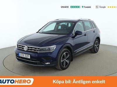 Blå Begagnad 2019 VW Tiguan Highline SUV | 252 000 kr (Marknadspris)