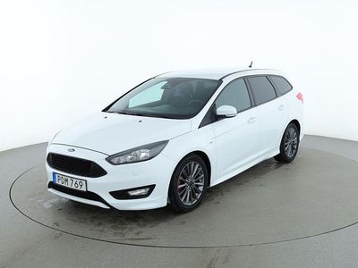 Vit Begagnad 2016 Ford Focus ST-Line Kombi | 98 000 kr (Lite dyr)