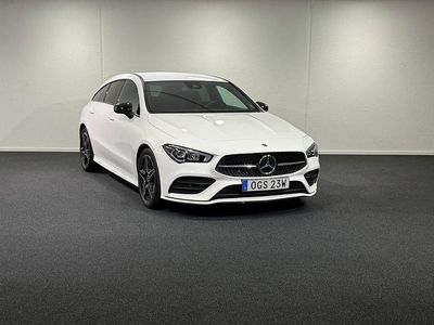 Begagnad Mercedes CLA200 Shooting Brake AMG 150 HK (110 kW) 2023 Vit Kombi