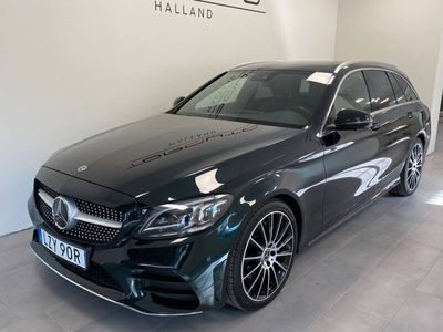 begagnad Mercedes C220 T d 9G-Tronic, 194hk AMG, Glastak