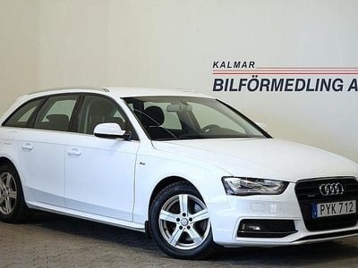 Begagnad Audi A4 S-Line 150 HK (110 kW) 2015 Vit Kombi