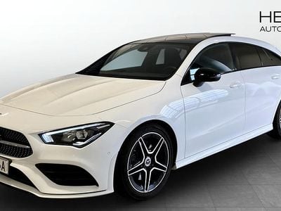 Begagnad Mercedes CLA200 Shooting Brake AMG line 163 HK (119 kW) 2020 Vit Kombi