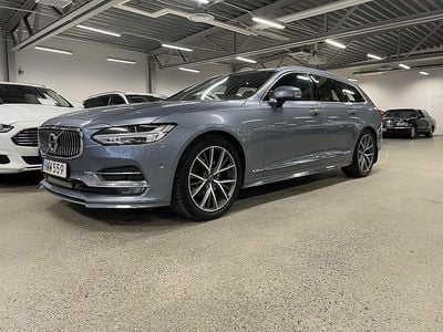 Blå Begagnad 2016 Volvo V90 Inscription Kombi | 209 900 kr (Marknadspris)