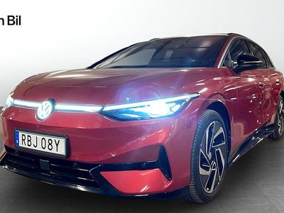 Röd Begagnad 2024 VW ID.7 Pro Kombi | 509 900 kr (Marknadspris)