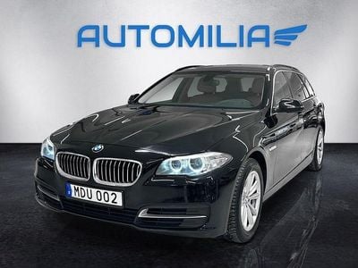 Svart Begagnad 2015 BMW 520 Kombi | 159 000 kr (Marknadspris)