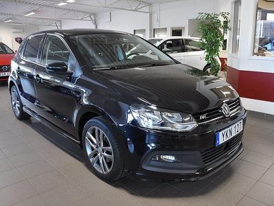Svartmetallic Begagnad 2017 VW Polo Comfortline Halvkombi | 129 500 kr (Dyr)