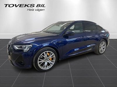 Begagnad Audi e-tron Sportback S-Line 300 kW (408 HK) 2020 Navarrablå metallic SUV