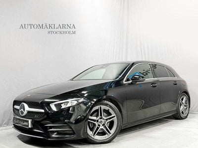 Svart Begagnad 2019 Mercedes A180 AMG line Halvkombi | 229 000 kr (Marknadspris)