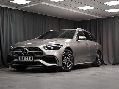 Silver Begagnad 2021 Mercedes C300e AMG Line Premium Kombi | 409 000 kr (Dyr)