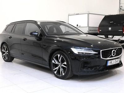 Begagnad Volvo V60 R-Design 340 HK (250 kW) 2020 Svart Kombi
