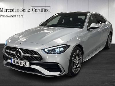Silver Begagnad 2024 Mercedes C300e Premium Sedan | 499 000 kr (Bra pris)