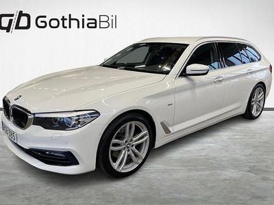Vit Begagnad 2018 BMW 520 Sport Line Kombi | 229 900 kr (Bra pris)