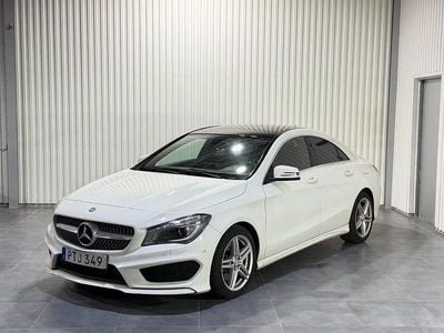 Vit Begagnad 2015 Mercedes CLA220 AMG Sedan | 159 900 kr (Bra pris)