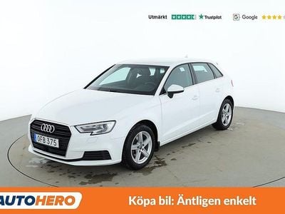 Begagnad Audi A3 Sportback 116 HK (85 kW) 2016 Vit Halvkombi