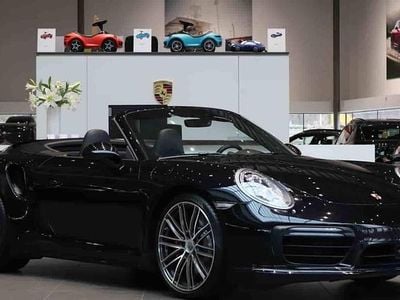 Begagnad Porsche 911 Turbo Cabriolet 2017 Svart Cab