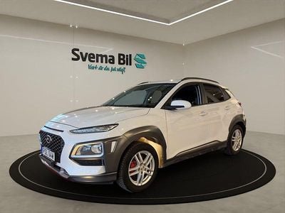 Chalk white metallic Begagnad 2019 Hyundai Kona Premium SUV | 159 900 kr (Dyr)