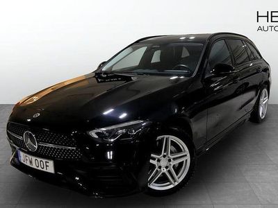 Svart Begagnad 2023 Mercedes C300 AMG line | 409 900 kr