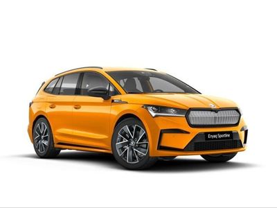 begagnad Skoda Enyaq iV 85x Sportline 286hk Drag, Metallic, Solid Edt