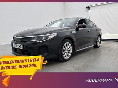 Begagnad Kia Optima Hybrid Advance 156 HK (114 kW) 2016 Svart Sedan
