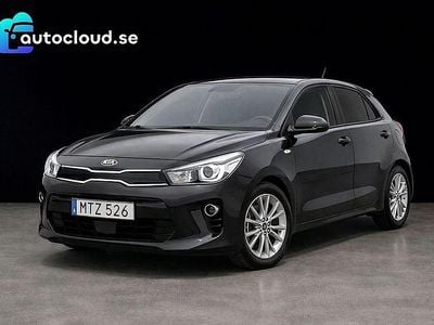 Svart Begagnad 2018 Kia Rio Halvkombi | 159 800 kr (Marknadspris)