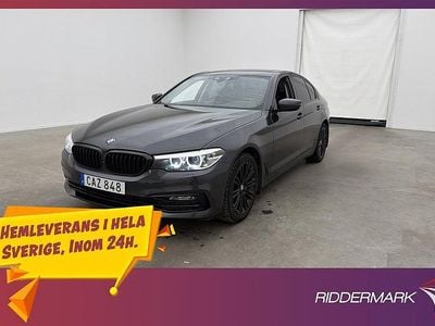 Grå Begagnad 2018 BMW 530 Sport Line Sedan | 279 800 kr (Marknadspris)