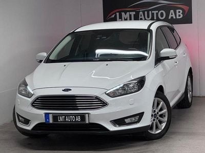 Vit Begagnad 2017 Ford Focus Titanium Kombi | 74 900 kr (Marknadspris)