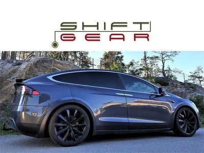 Midnight silver metallic | svart premium Begagnad 2021 Tesla Model X SUV | 454 000 kr (Marknadspris)