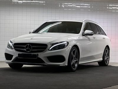 begagnad Mercedes C180 T/ AMG/ LÄDER/ 9G-TRONIC/ 1-ÄGARE/ DRAG