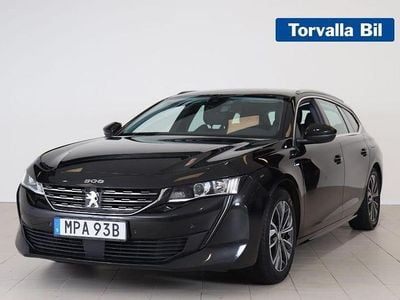 Svart Begagnad 2020 Peugeot 508 SW Allure Kombi | 184 000 kr