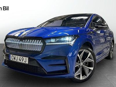 Begagnad Skoda Enyaq iV RS 250 kW (340 HK) 2024 Blå SUV