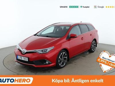 Begagnad Toyota Auris Touring Sports Active 113 HK (83 kW) 2015 Mörkröd Kombi