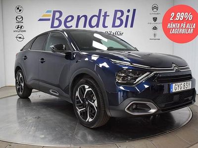 Blå Begagnad 2024 Citroën C4 PureTech Halvkombi | 214 500 kr (Marknadspris)