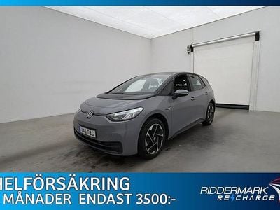 Begagnad VW ID.3 Pro Performance 150 kW (204 HK) 2022 Grå Halvkombi
