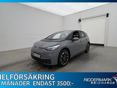 Grå Begagnad 2022 VW ID.3 Pro Performance Halvkombi | 239 800 kr (Marknadspris)