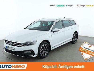 Begagnad VW Passat R-line 203 HK (149 kW) 2021 Vit Kombi