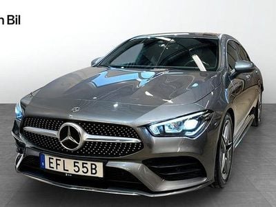 Begagnad Mercedes CLA200 Shooting Brake AMG line 163 HK (119 kW) 2019 Grå Kombi