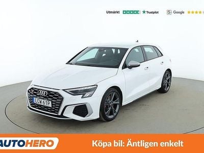 Begagnad Audi S3 Sportback 310 HK (228 kW) 2021 Vit Halvkombi