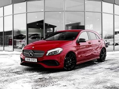 Röd Begagnad 2016 Mercedes A200 AMG Halvkombi | 139 900 kr (Marknadspris)