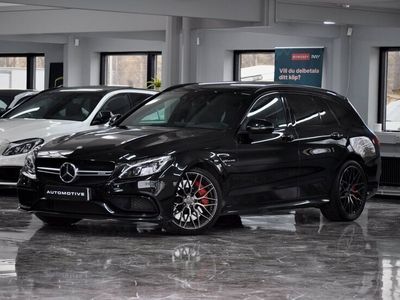 begagnad Mercedes C63S AMG AMGT AMG 510hk Pano HuD Navi Burmester