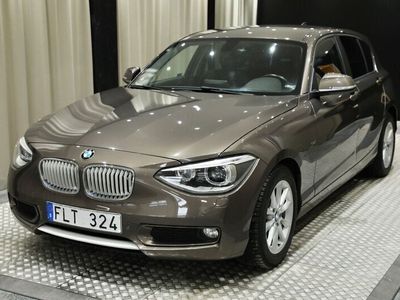 begagnad BMW 118 d 143hk Urban-Line Skinn Nyservad/Besiktad Toppskick