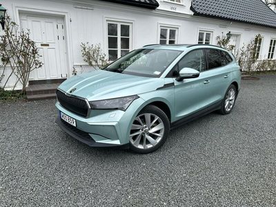 begagnad Skoda Enyaq iV 60 Panorama Drag Värmepump Snabbladdning