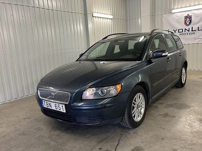 Begagnad Volvo V50 Kinetic 125 HK (91 kW) 2007 Blå Kombi