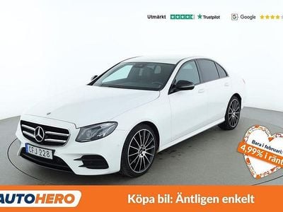 Begagnad Mercedes E220 AMG line 196 HK (144 kW) 2017 Vit Sedan