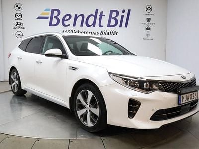 Vit Begagnad 2018 Kia Optima GT-Line Kombi | 199 400 kr (Marknadspris)