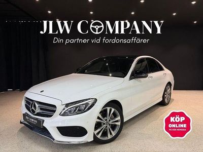 Begagnad Mercedes C220 AMG 170 HK (125 kW) 2018 Polar white Sedan
